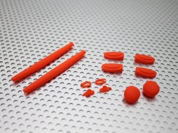 ロメオ1 コンプリートラバーセット　チャイニーズオレンジ