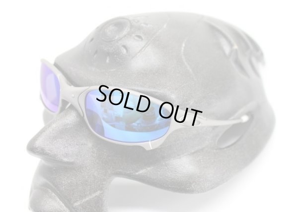 画像4: ジュリエット 特別カラー★チタニウム サックスブルーレンズ&ホワイトラバーセット