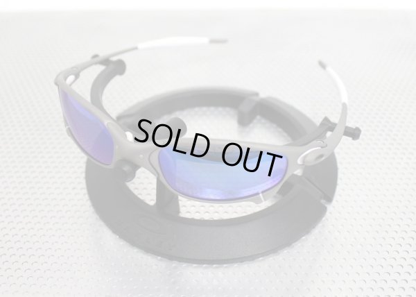 画像7: ジュリエット 特別カラー★チタニウム サックスブルーレンズ&ホワイトラバーセット