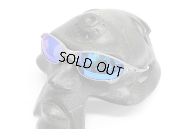 画像3: ジュリエット 特別カラー★チタニウム サックスブルーレンズ&ホワイトラバーセット