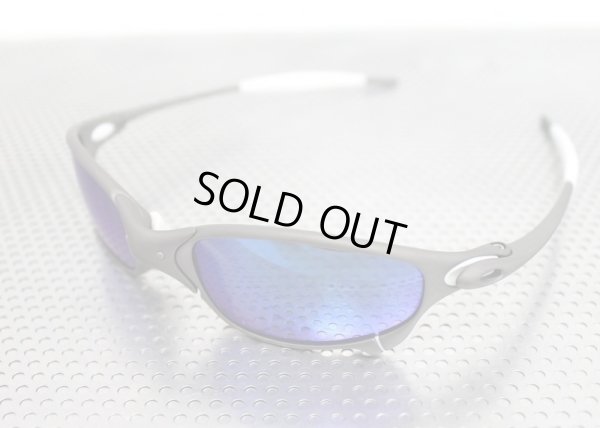 画像11: ジュリエット 特別カラー★チタニウム サックスブルーレンズ&ホワイトラバーセット