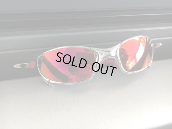 画像13: ジュリエット　ストレートステム　ポリッシュド　プレミアムレッドレンズ＆レッドラバーセット