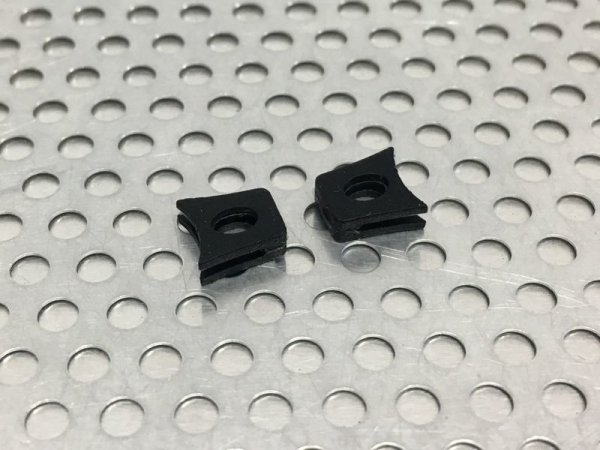 画像10: ペニー ノーズブリッジ用　連結ラバーパーツ　ブラック　硬度８０　