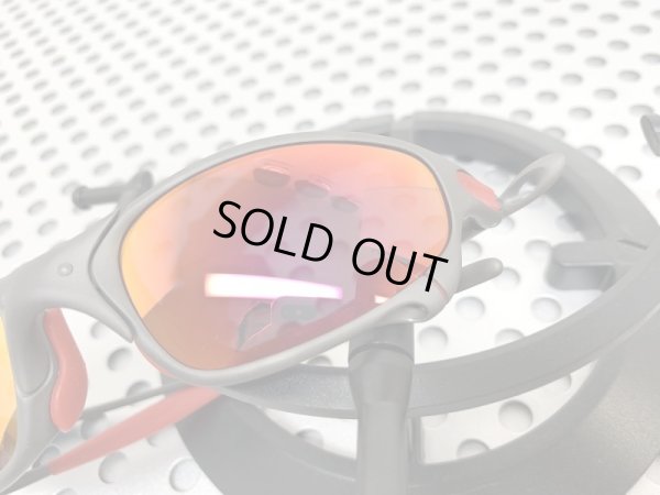 画像8: コンプリートセット★ JULIET X-METAL / 偏光プレミアムレッド / レッドコンプリートラバーセット（フレームリフレッシュ品）