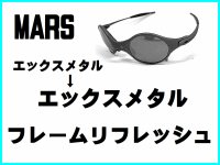 MARS ノーズブリッジチューニング＆X-METALフレーム　リフレッシュ