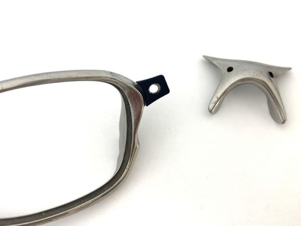 画像4: ジュリエット ノーズブリッジ用 連結ラバーパーツ ブラック 硬度80