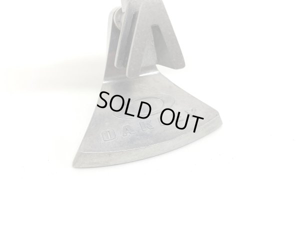 画像2: OAKLEY アルミ ディスプレイスタンド １段　カードディスプレイ付