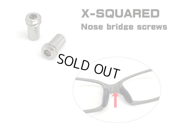 画像1: X-SQUARED ノーズブリッジスクリュー - 2本