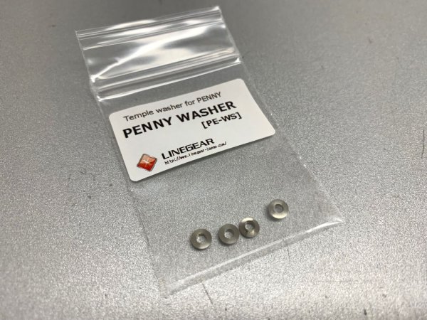 画像1: PENNY テンプル ワッシャー　4枚セット