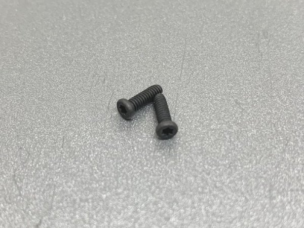 画像3: ロメオ1 オービタルスクリュー ダークグレー 長さ 9.8mm - 2本