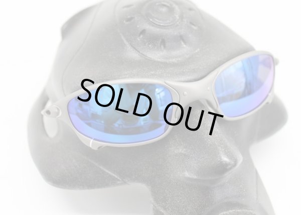 画像6: ジュリエット　特別カラー★チタニウム　サックスブルーレンズ＆ホワイトラバーセット (6)