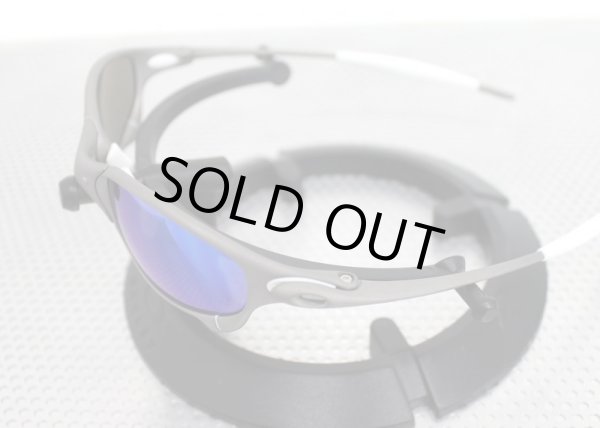 画像8: ジュリエット　特別カラー★チタニウム　サックスブルーレンズ＆ホワイトラバーセット (8)