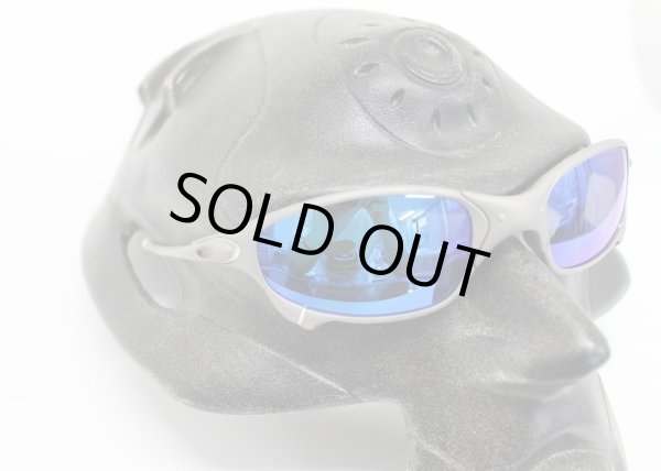 画像5: ジュリエット　特別カラー★チタニウム　サックスブルーレンズ＆ホワイトラバーセット (5)