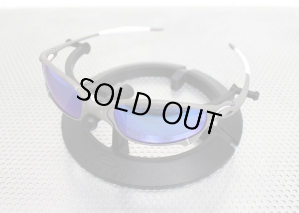 画像7: ジュリエット　特別カラー★チタニウム　サックスブルーレンズ＆ホワイトラバーセット (7)