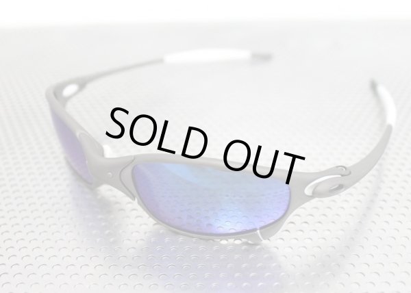 画像11: ジュリエット　特別カラー★チタニウム　サックスブルーレンズ＆ホワイトラバーセット (11)