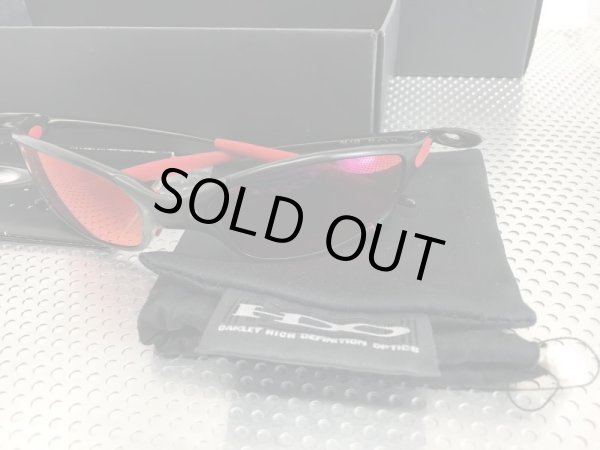 画像14: ジュリエット　カーボン　レッドミラーレンズ＆レッドラバーパーツ (14)