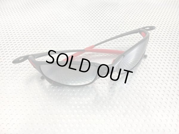 画像2: ジュリエット　カーボン　リキッドメタルレンズ＆レッドラバーパーツ (2)