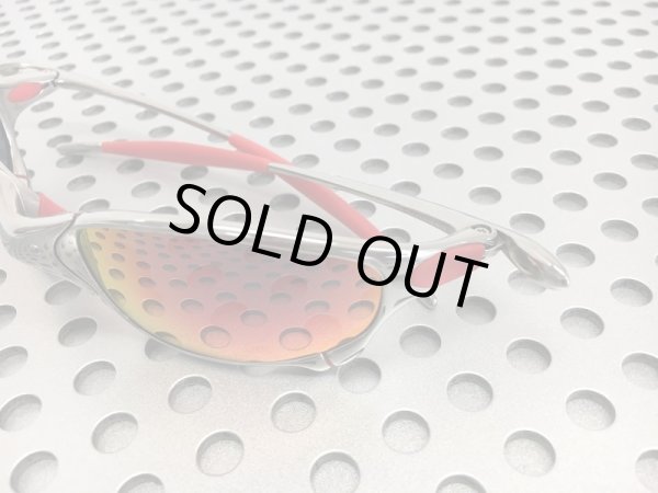 画像2: ジュリエット　ストレートステム　ポリッシュド　プレミアムレッドレンズ＆レッドラバーセット (2)