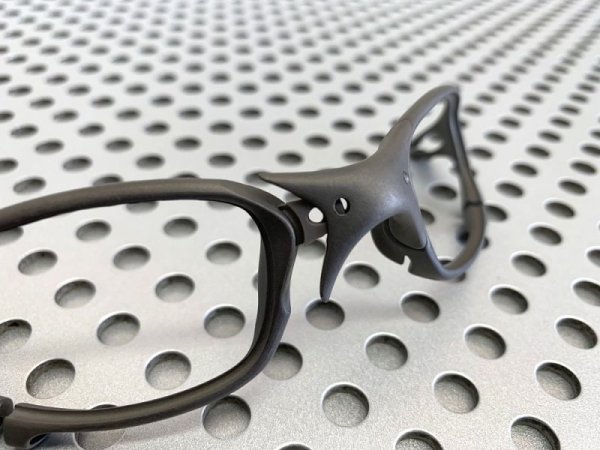 画像12: X-METAL XX ノーズブリッジ用　連結ラバーパーツ　ダークグレー　硬度90　 (12)