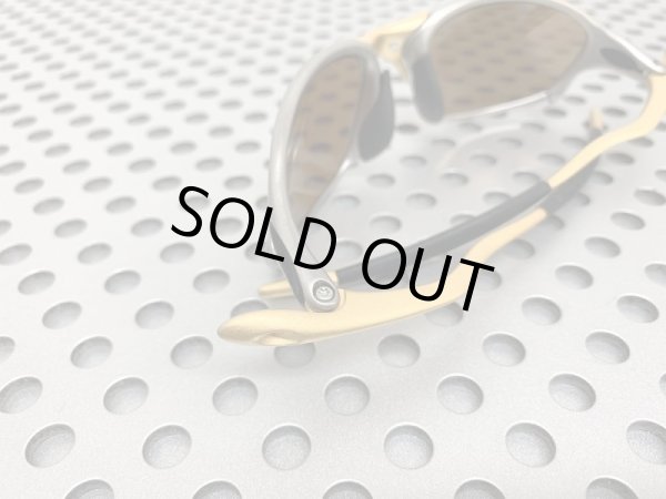 画像6: リフレッシュフレーム★X-METAL XX  24K / 偏光ゴールドレンズ / ブラックコンプリートラバーセット (6)