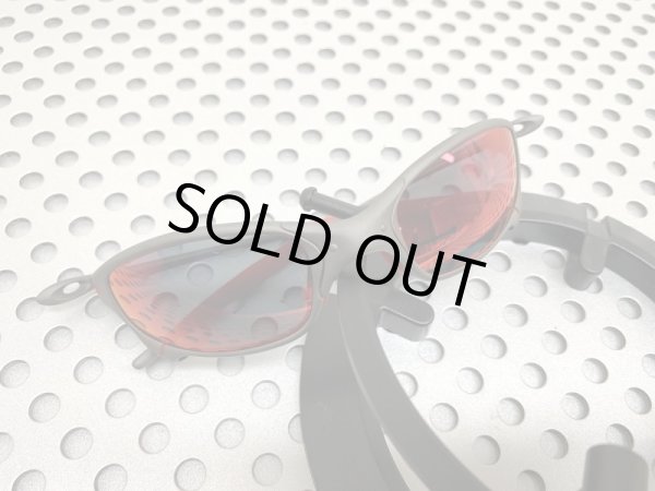 画像15: リフレッシュフレーム★JULIET X-METAL / NXT レッドミラーレンズ / レッドコンプリートラバーセット (15)