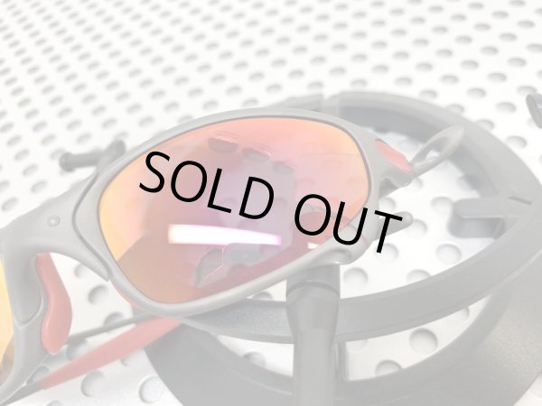 画像8: コンプリートセット★ JULIET X-METAL / 偏光プレミアムレッド / レッドコンプリートラバーセット（フレームリフレッシュ品） (8)