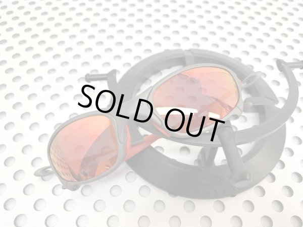 画像6: コンプリートセット★ JULIET X-METAL / 偏光プレミアムレッド / レッドコンプリートラバーセット（フレームリフレッシュ品） (6)