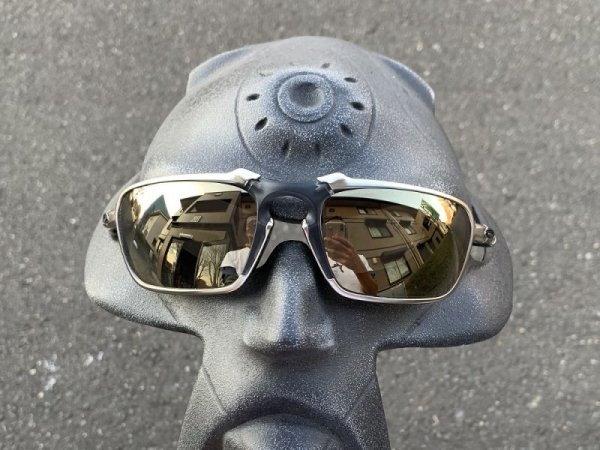 画像2: BADMAN ゴールドミラー 偏光レンズ (2)