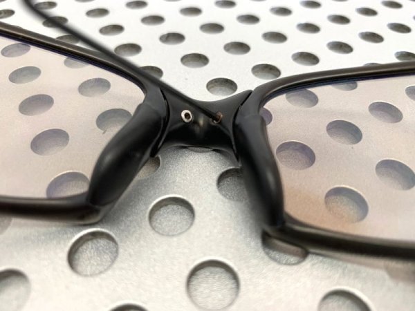 画像9: X-SQUARED ノーズブリッジ用　連結ラバーパーツ　ダークグレー　硬度８０　 (9)