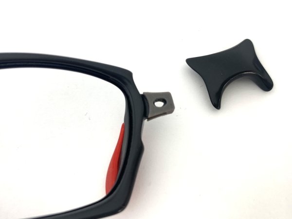 画像6: X-SQUARED ノーズブリッジ用　連結ラバーパーツ　ダークグレー　硬度90　 (6)