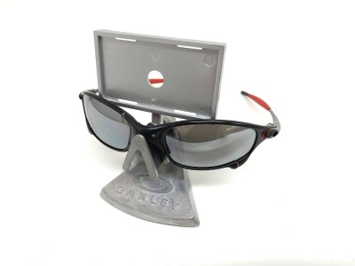 画像1: OAKLEY アルミ ディスプレイスタンド １段　カードディスプレイ付