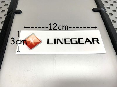 画像1: LINEGEAR ロゴステッカー　